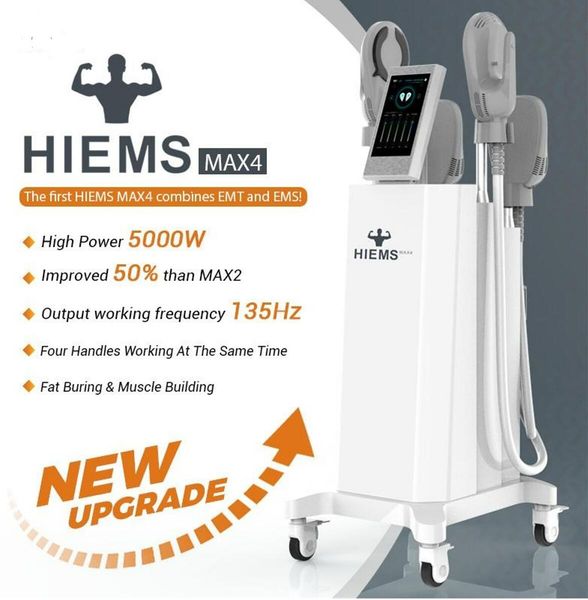 

5000 watts hiemt ems neo muscle building body contouring emslim slimming machine physical therapy and fitness technique with rf built muscle