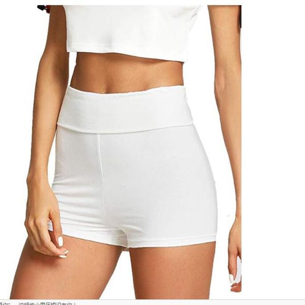 

women's shorts women 2021 stretch modal cotton high waist tummy control short feminino black pink plus size 7xl 6xl xs, White;black