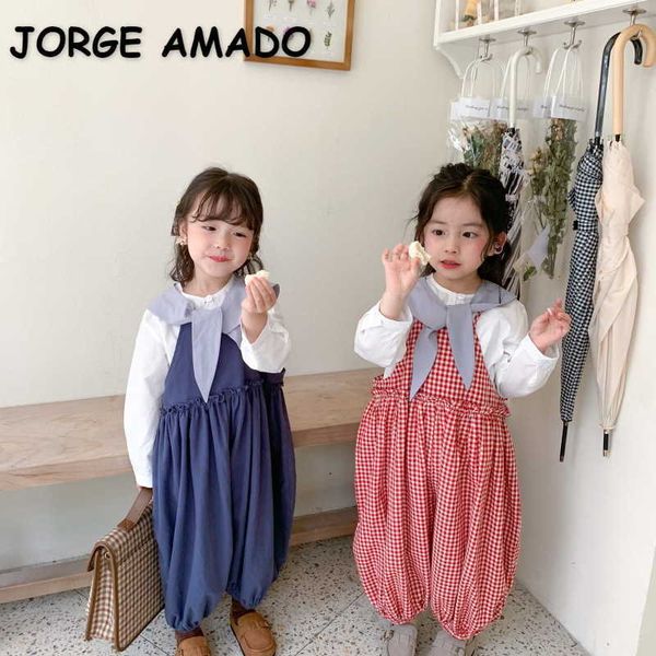 

spring korean style girls shirts white with triangle towel princess blouses children clothes e668 210610, White;black
