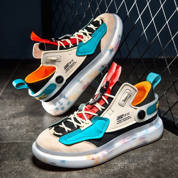 

men's 2021 spring men's fashion summer breathable mh sports sho, Black