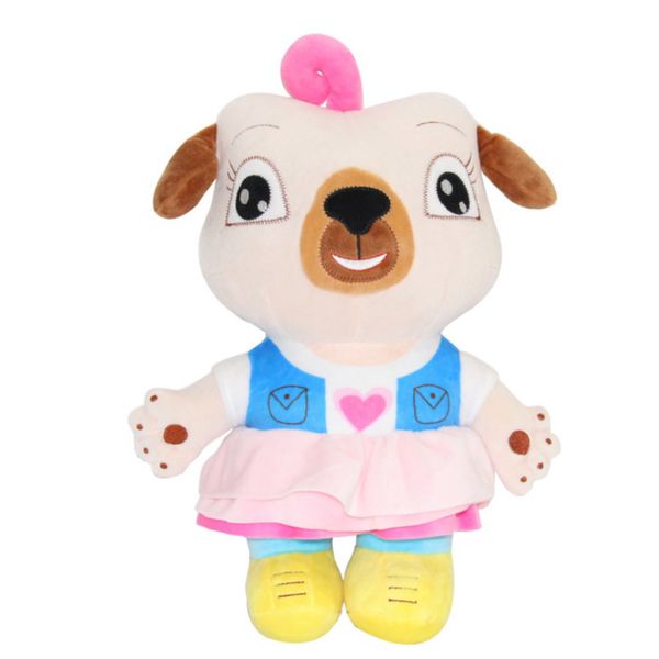

2021 new school chip and potato plush toys cartoon pug dog and mouse peluche doll movies chip and mouse stuffed dolls
