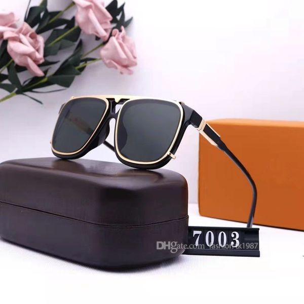 

sunglasses men designer sunglasses beach sunglasse for women summer goggles driving new fashion classic full frame outdoor with box, White;black