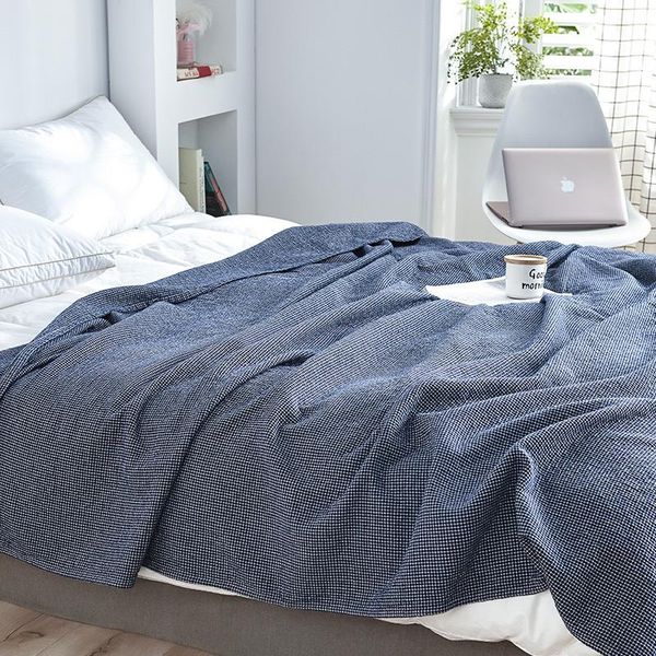 

blankets summer towel blanket for travel sofa office children air condition quilt bedding coverlet lightweight soft