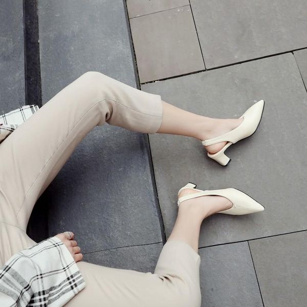 

oversized  11 12 13 14 15 high heels sandals women shoes woman summer ladies tip-toed back tripping with thick, Black