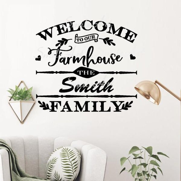 

wall stickers colorful custom name family sticker waterproof wallpaper home decor for living room kids art mural drop