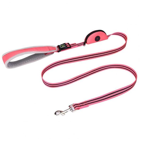 

dog collars & leashes reflective cozy pet vest harness rope accessories leash with trash bag traction supplies