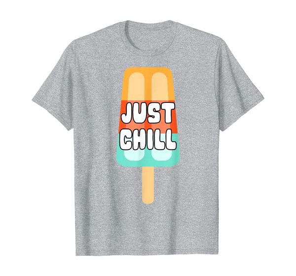 

just chill ice cream summer shirt t-shirt t-shirt, White;black