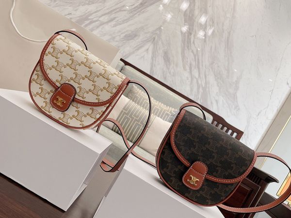 

70% off design hand 2021 new presbyopia saddle triumphal arch printing middle ancient contrast color one shoulder slant span exquisite small, Red;black