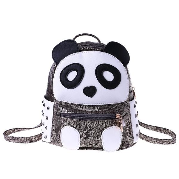 

backpack women teens girls panda book bag rivet mini casual cartoon 28gd
