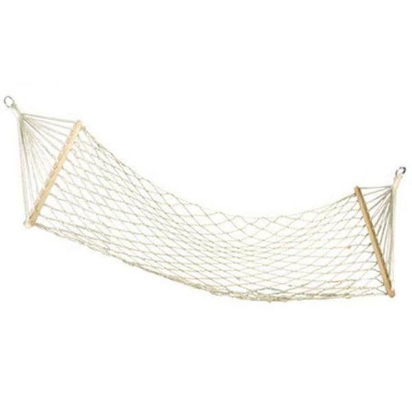 

stick net cotton hammock rope bearing wood leisure mothproof non deformable solid 75 strands of capacity 120kg camp furniture