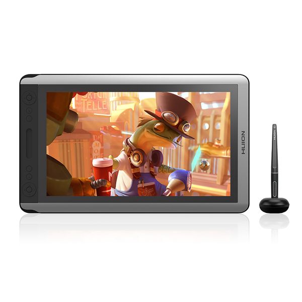 Huion Kamvas 16 tablet 15,6 polegadas de desenho digital desenho monitor de exibição 8192 níveis vencem e Mac