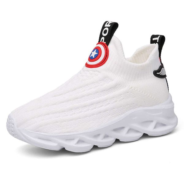 

youth sports fashion light breathable comfortable baby net summer new zhongda children's shoes, Black