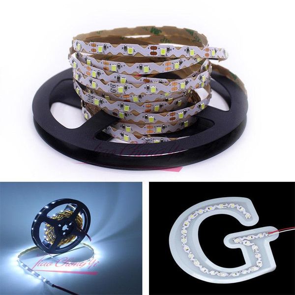 

strips dc5v 16ft 5m 2835 bendable s shape led strip light 300led cool white 6000-6500k non-waterproof ip20