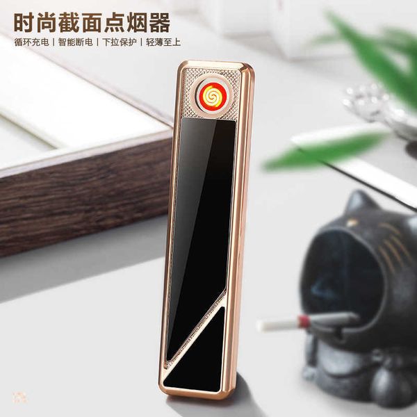 

new focus charging metal yq059 tungsten wire electronic cigarette lighter