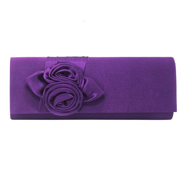 

fashionable silk hand flower dinner evening gift lady banquet shoulder bag