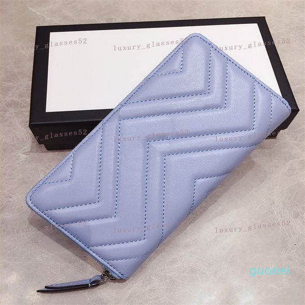 

wholesale wallet long holders genuine leather credit card case old flower colored edges coin purse pouch zipper quilted soft mini 998, Red;black