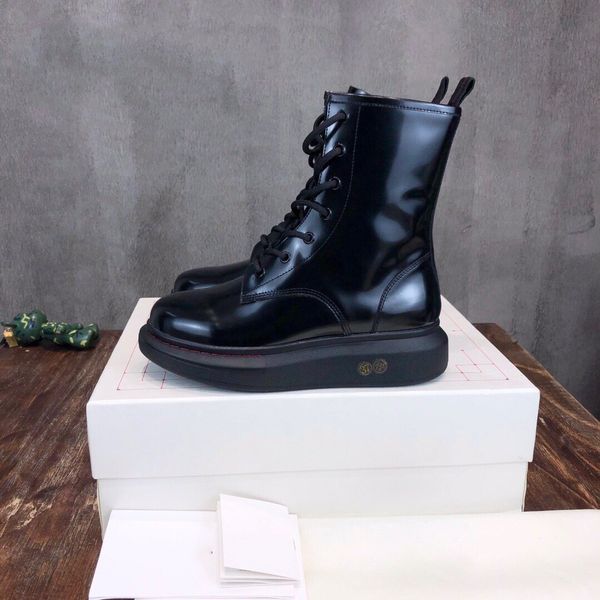 

2021 new men and women shoes , luxury casual designer fashion leather high-winter brabd boots size 35-45, Red;white