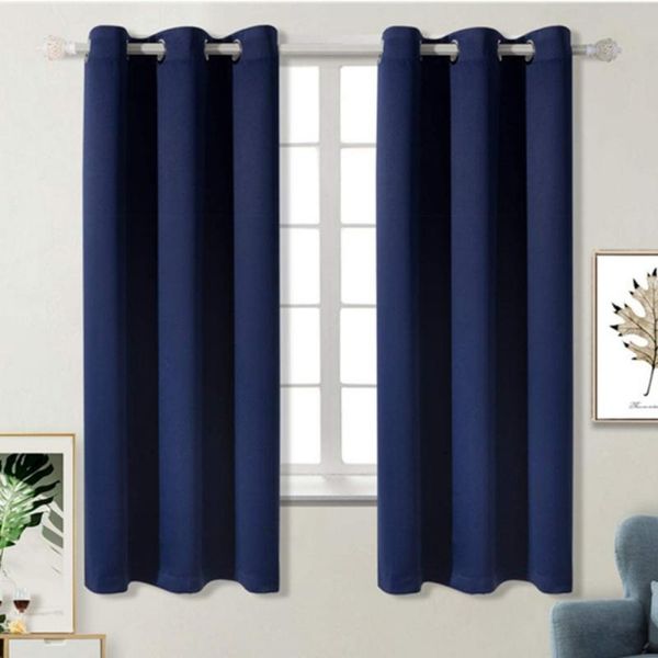 

curtain & drapes blackout curtains 1panel grommet thermal insulated room darkening panels for bedroom living