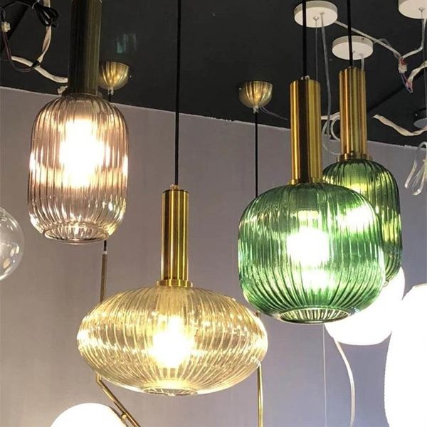 

pendant lamps chinese style simple post-modern glass ball chandelier restaurant bedroom bedside living room storefront creative lamp.