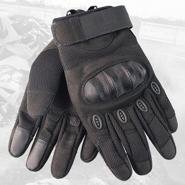 

sports gloves touch screen tactical army military combat outdoor climbing shooting paintball full finger c p, Black