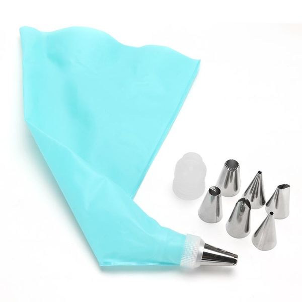 

baking & pastry tools 8/10/16pcs nozzle icing piping cream bag set cake decorating tips stainless steel diy