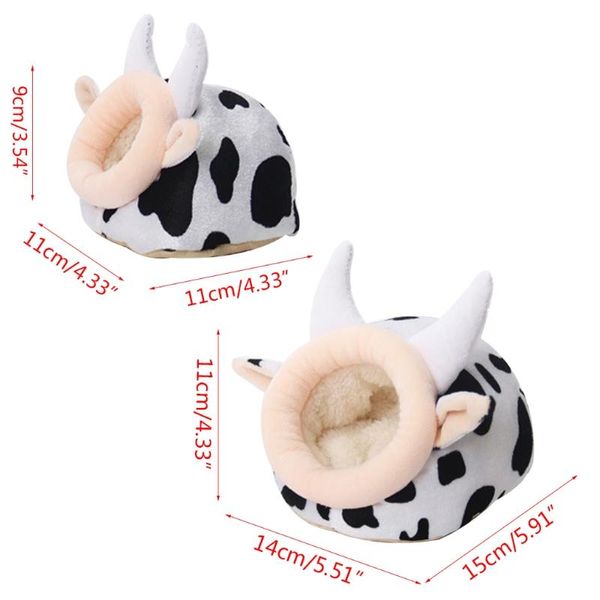 

small animal supplies cute hamster house pet dog cat winter warm plush sleeping bed puppy kitten soft nest kennel mat my06 21