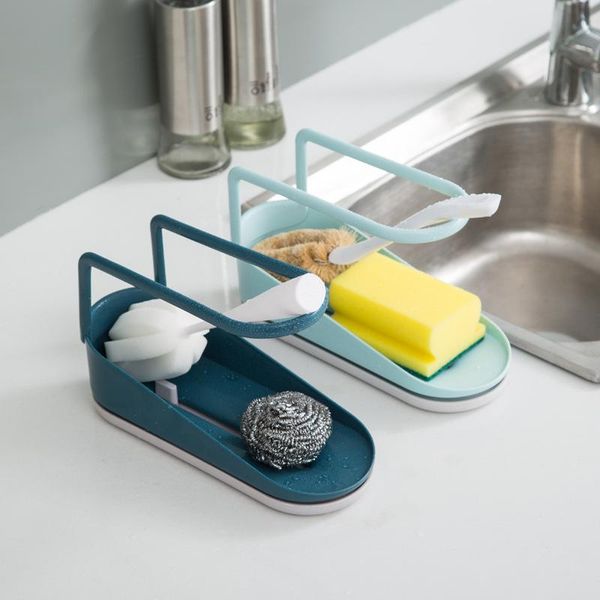 

plastic kitchen table storage holder dismountable drawer organizer towel snap sink sponge rack hooks & rails