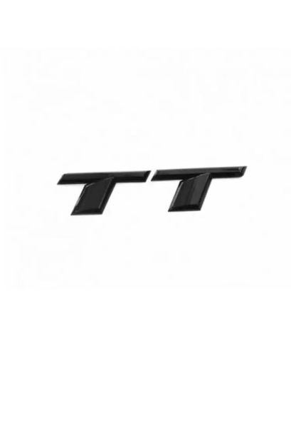 Audi Sticker Emblem TT TTS Rear Boot Trunk Lid Badge Glossy Black Red SilverVehicle Parts & Accessories, Car Tuning & Styling, Body & Exterior Styling!