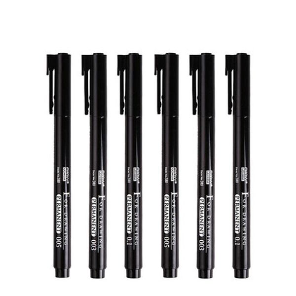 

3pcs mayvy oily needle and tube pen 380 drawing sketch hand-drawn animation waterproof quick-drying marker gel pens