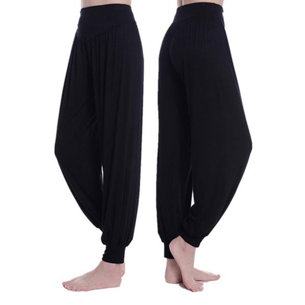 

yoga outfits women elastic baggy hippie casual boho harem pants, White;red