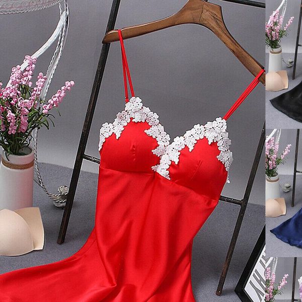

lace lingerie nightwear women sleepwear underwear robe babydoll dress, Black;red