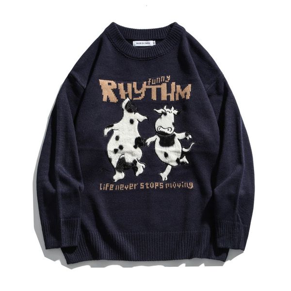 

sweater kawaii beautiful couple of vintage mesh retro harajuku men's clothes pull homme 2021 sweater, White;black