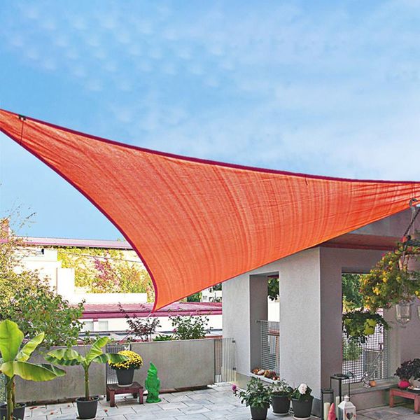 

sun shade sail for outdoor oxford cloth triangular canopy with ring & rope heavy duty patio garden backyard 4*4*5.7m scvd889