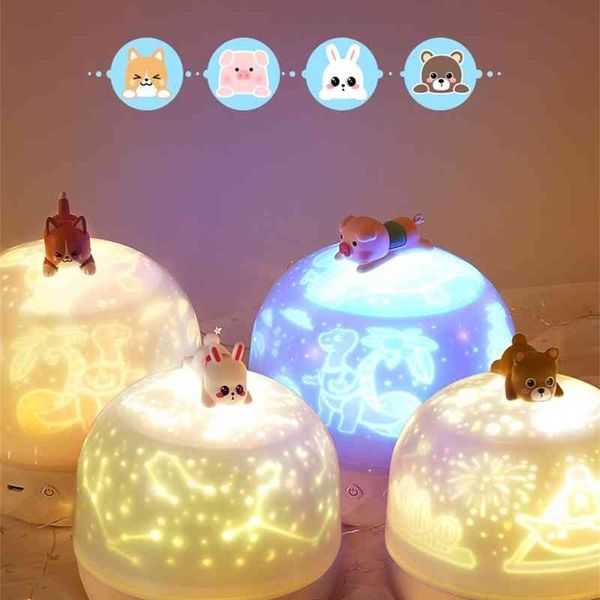 

night light romantic star children's bedroom dream spinning star projector gift