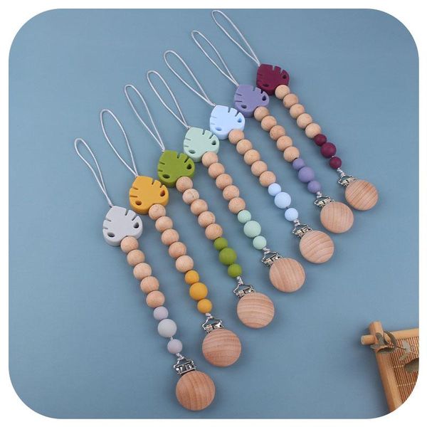 

1pcs nipple pacifier holder chain silicone beads for baby bpa leashes pacifiers#