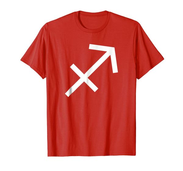 

sagittarius zodiac t-shirt, White;black