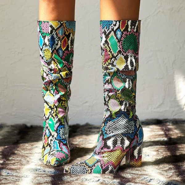 

boots single woman snakes sharp chalaza, Black