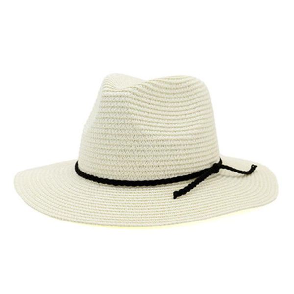 

wide brim hats summer hat women men caps solid beige khaki white black straw band classic dress formal panamas outdoor beach sun, Blue;gray