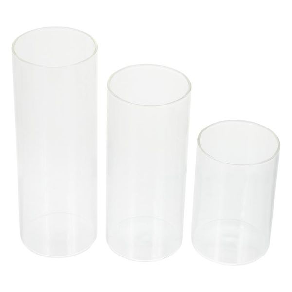 

candles 3pcs glass candleholder clear candle holder deskcontainer decor