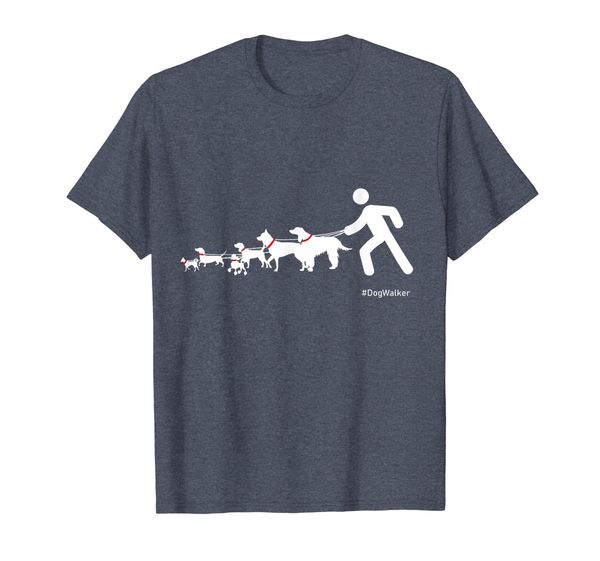 

dog walker of all dogs/person walking different breeds shirt, White;black