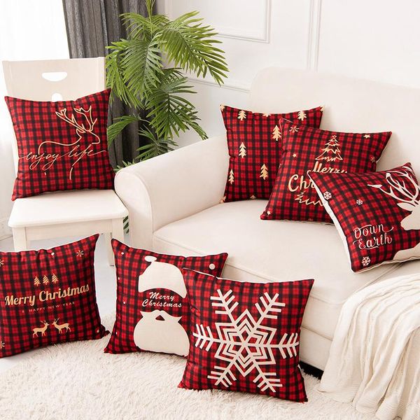 

christmas theme gift office sofa back bed pillow decorative pillows decor home for living room seat chair car 45cm cushion/decorative