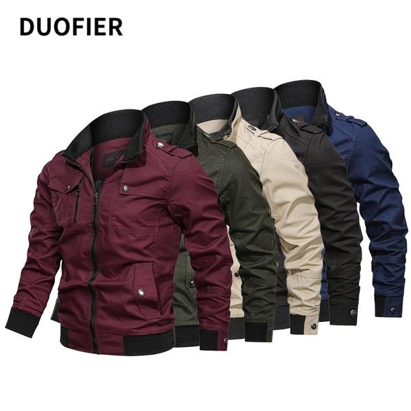 

men's jackets fashion casual coats windbreaker bomber jacket 2021 autumn men army military cargo outdoors clothes streetwear, Black;brown