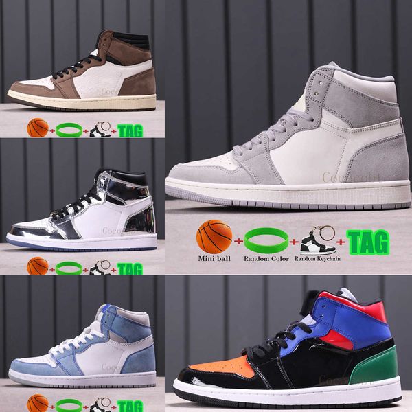 

hyper royal 1 1s basketball shoes rust shadow neutral grey crimson wolf sail travis scotts men sneakers women trainers us 5.5-12qlsd