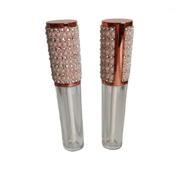 

storage bottles & jars arrival empty round lip gloss tube with elegant diamond cap clear plastic cosmetic container lipgloss packaging bottl
