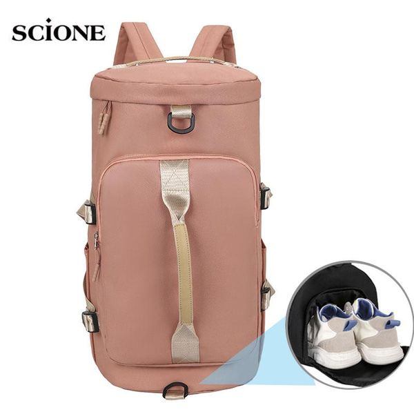 

outdoor bags women gym bag backpack fitness for shoes shoulder student sportbag school travel daily weekend xa891+wa