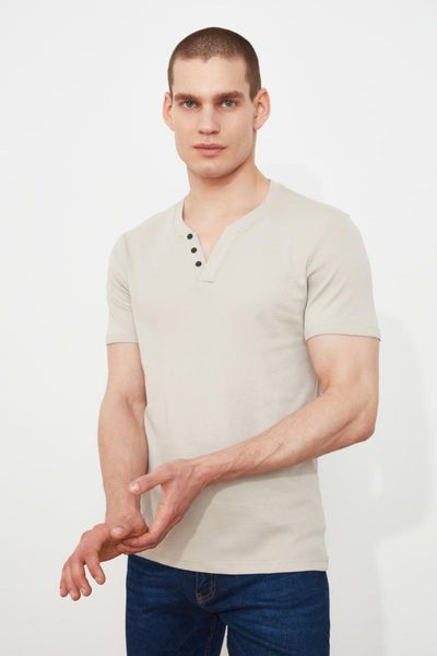 

men's t-shirts trendyol male t-shirt tmnss21ts2247, White;black