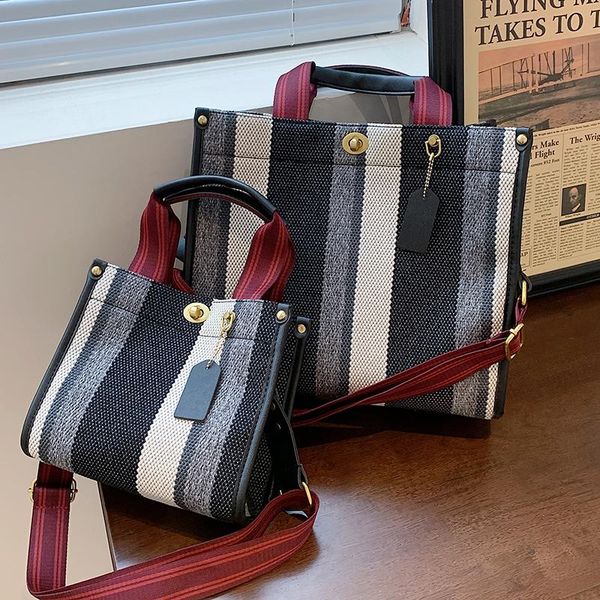 

evening bags stripe designer small shopper crossbody shoulder for women 2021 2 size trends female casual shopping handbags totes