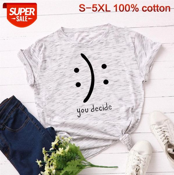 

women's loose round neck short-sleeved cotton t-shirt f54 #gw6d, White