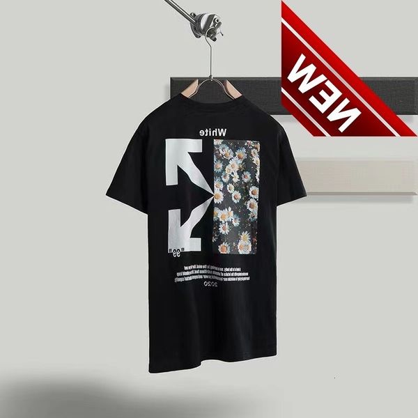 

stylehide co branded off daisy arrstyle direct jet printed short sleeve t-shirt, White;black