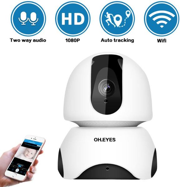 

cameras 2mp wifi ip baby video surveillance camera home auto tracking wireless cctv security 1080p two way audio monitor